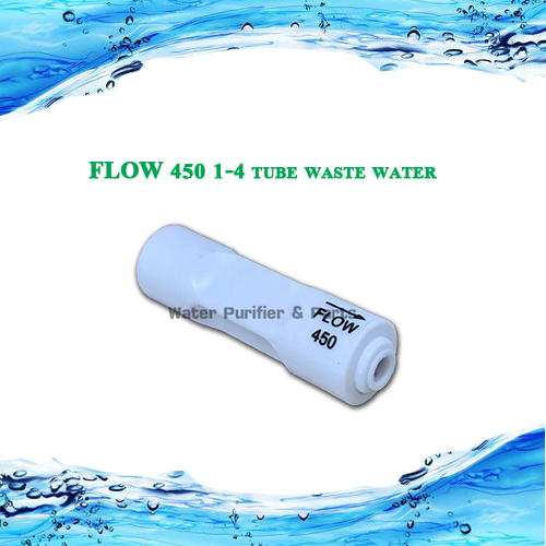 Flow Restrictor 450 1/4 tube waste water