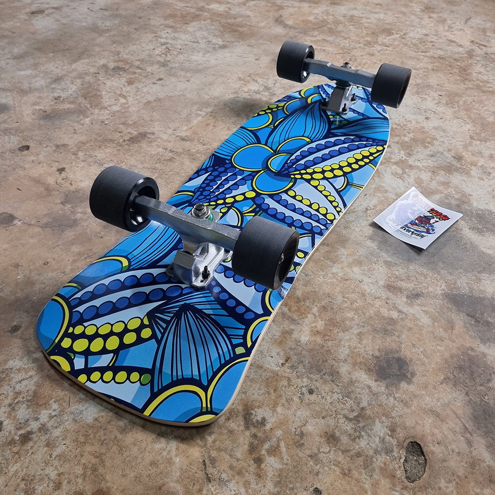 0201 Surf skate บอร์ด32นิ้ว แนะนำสูง160-170cm เลี้ยว40องศา พร้อมเล่น