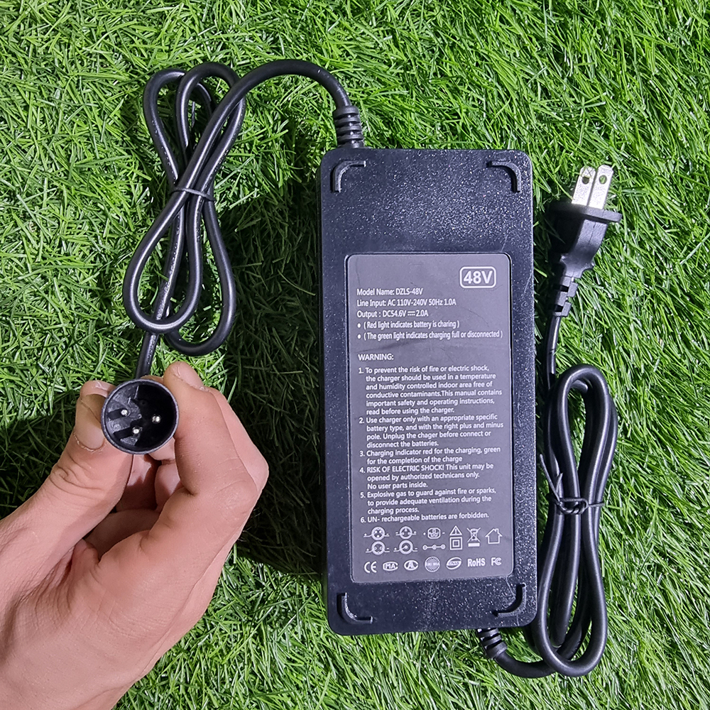 [0901] แบตเตอรี่ 48V จักรยานไฟฟ้า DIY custom ติดตำแหน่งกระบอกน้ำ ถอดได้ พร้อม สายชาร์จ หัวแปลง