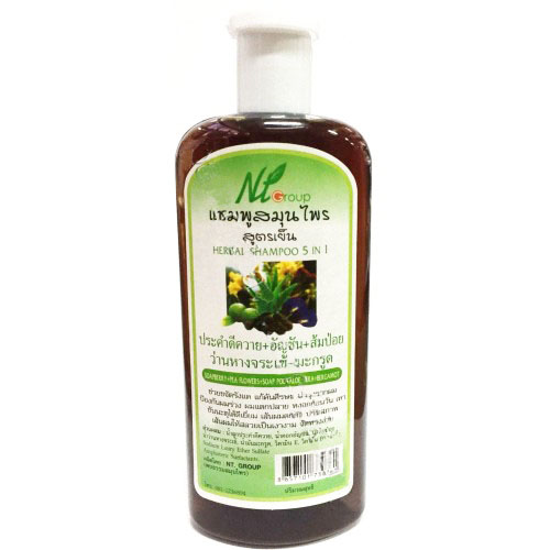 [พบธรรม] แชมพูสมุนไพร 5in1 สูตรเย็น 400ml.