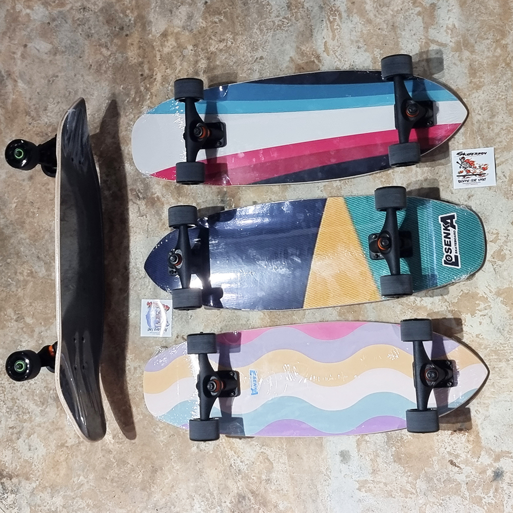 0201 Surf skate custom บอร์ด30นิ้ว แนะนำ สูง150-160cm เซิร์ฟ สเก็ตบอร์ด พร้อมเล่น หลายแบบ
