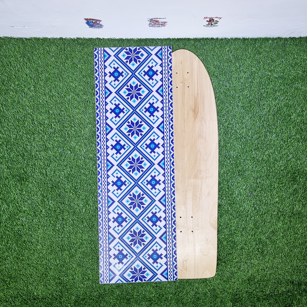 [0303] สติ๊กเกอร์ PVC ติดใต้ท้องบอร์ด ติดง่าย กันน้ำ ลายเรียบๆ