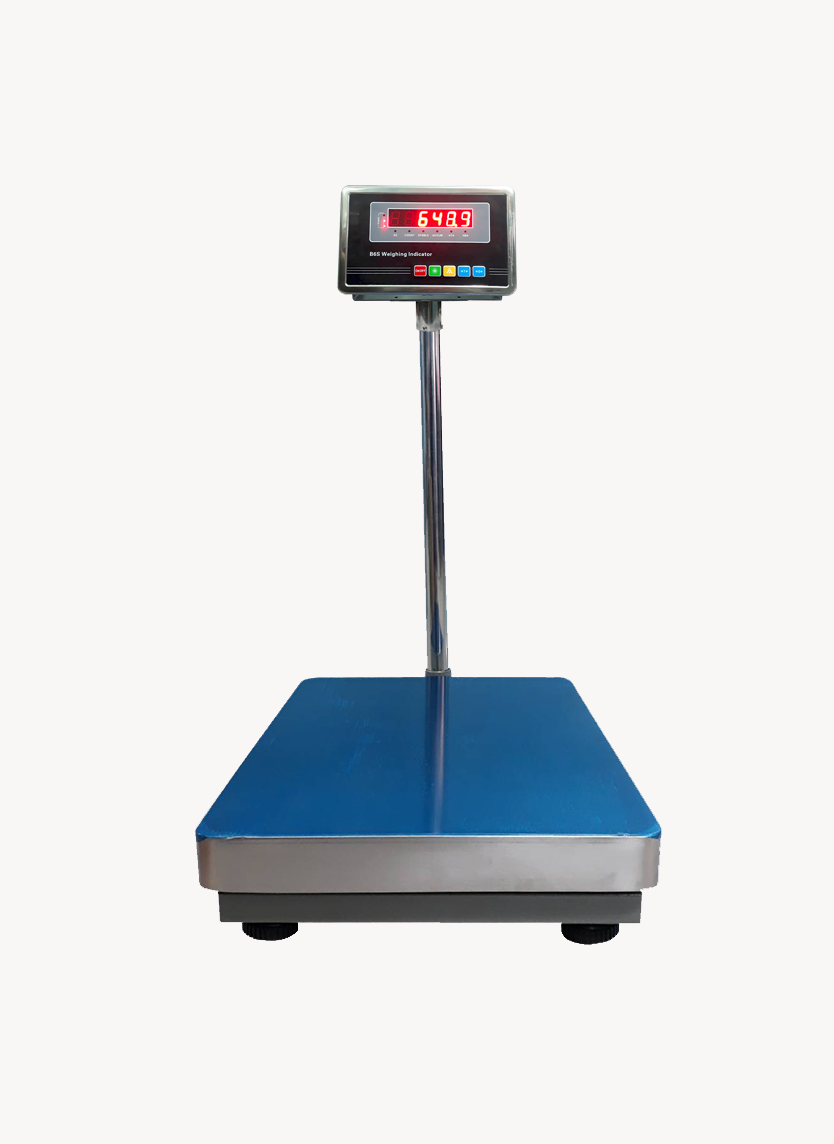 แท่นชั่ง Bench scale ราคาประหยัด ขนาด 40X50ซม. พิกัด 150/0.01 กก. หัวอ่านรุ่น B6SE