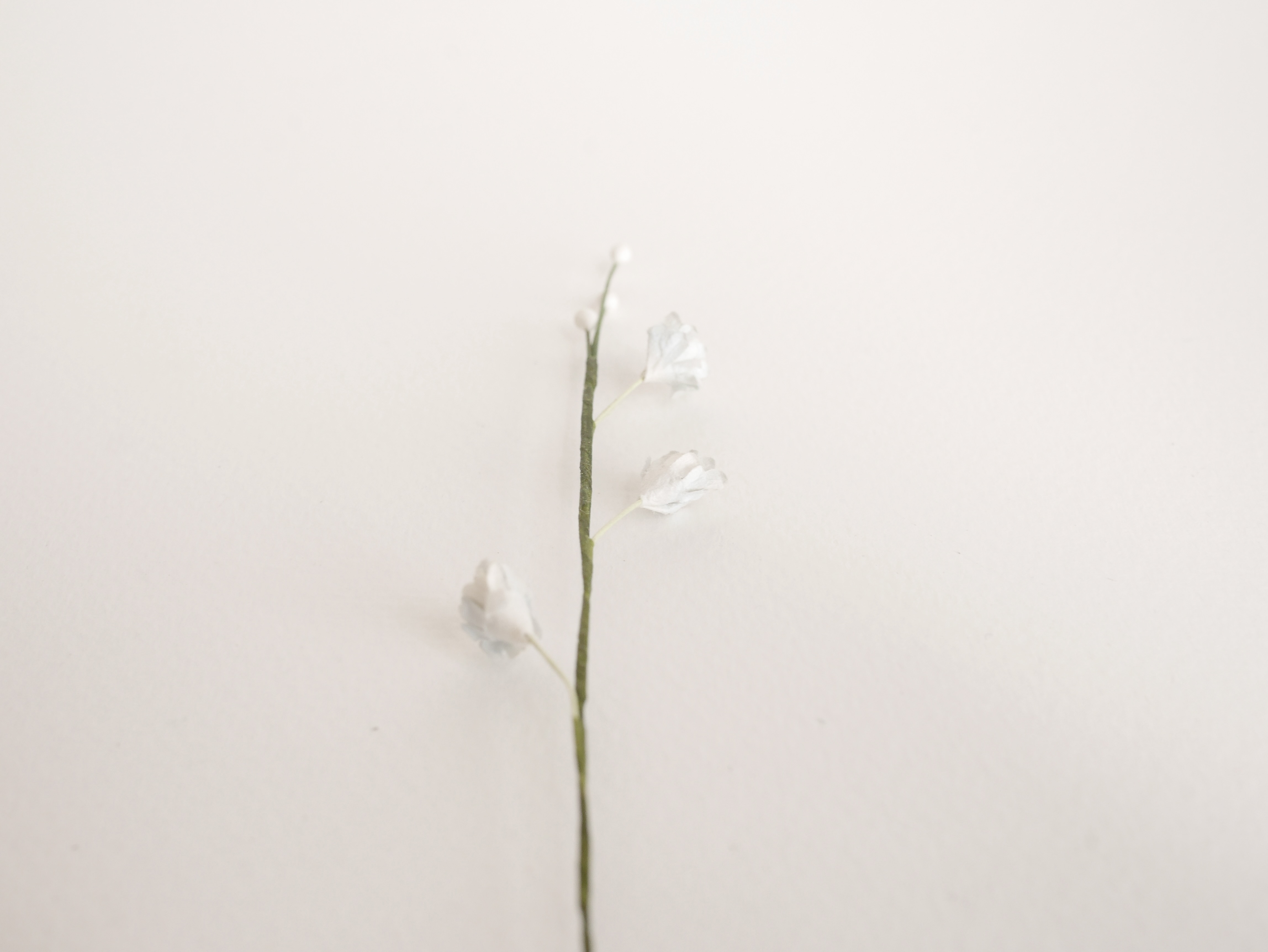 ดอกไม้ประดิษฐ์, ดอกไม้กระดาษสา, ดอก gypsophila, ดอกยิปโซ, ดอกยิปโซก้าน เกสรสีขาว งานประดิษฐ์ตกแต่งของชำร่วย, ดอกไม้ทำพานพุ่ม,พานพวงมาลัย, พานรับไหว้, ขนาด 1 cm. สีฟ้าตุ่นปัด