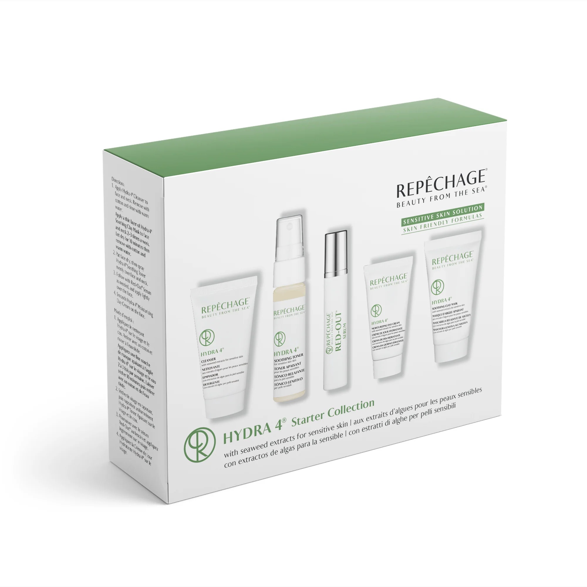 Repechage Hydra 4 Starter Collection เซ็ททดลอง Hydra 4 สำหรับผิวบอบบาง แพ้ง่าย รวมถึงผิวแห้ง 0 กก.