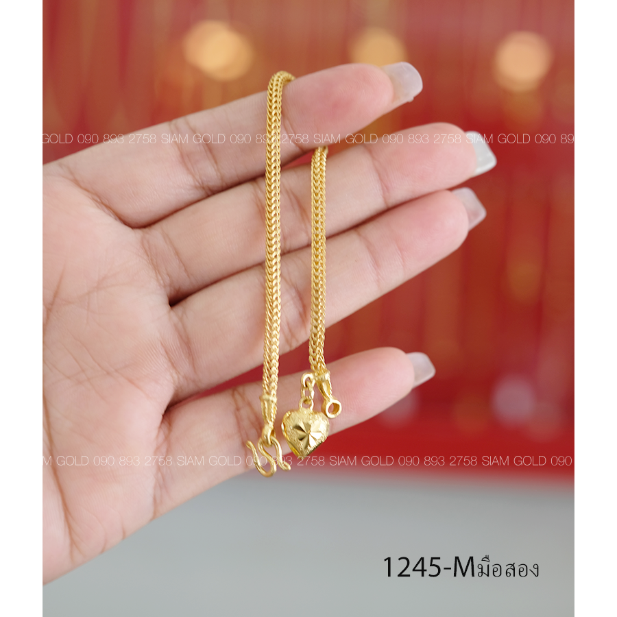 (M) สร้อยข้อมือหกเสา 2 สลึง (มือสอง)