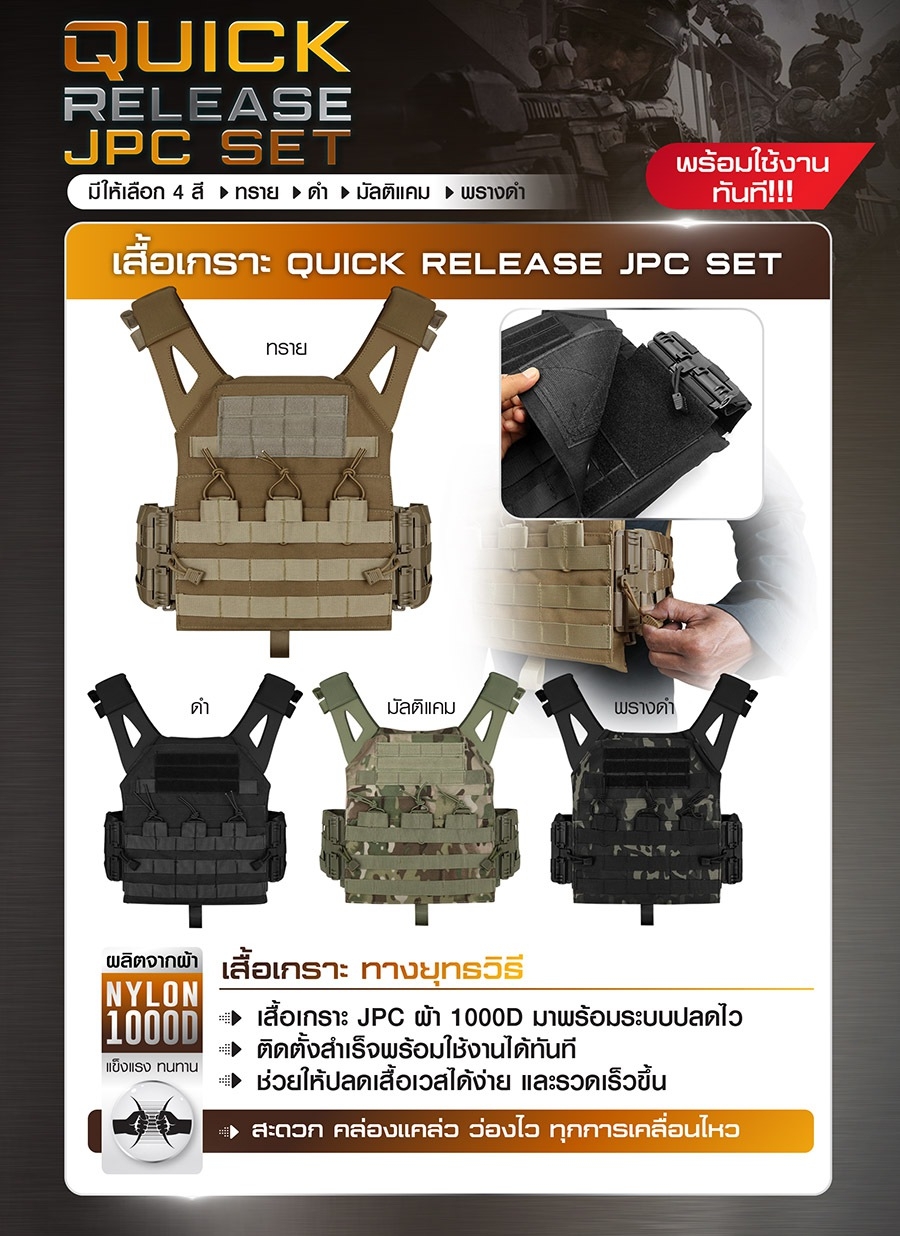 Quick Release Jpc Set (K01250)