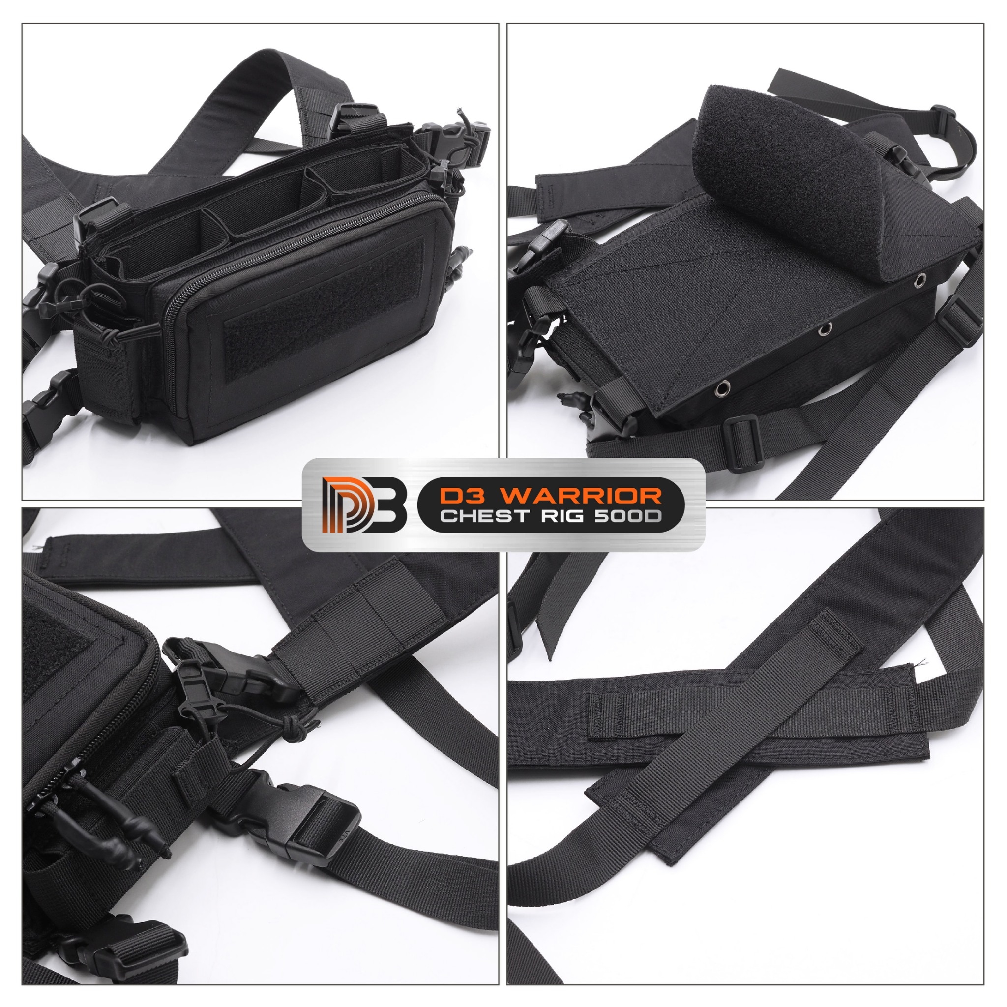 D3 Warrior Chest Rig 500D (K0790)