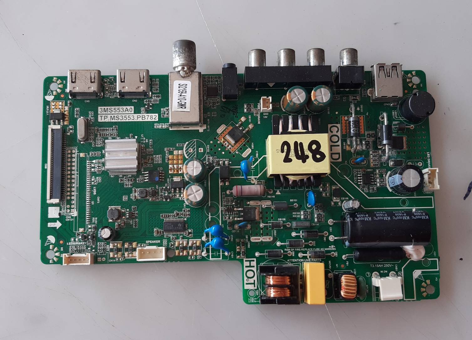 อันที่ 248 ACONATIC AN-32DH800NS ซีสเตร็ม 3MS553A0 TP.MS3553.PB782 ดีเทสแล้ว