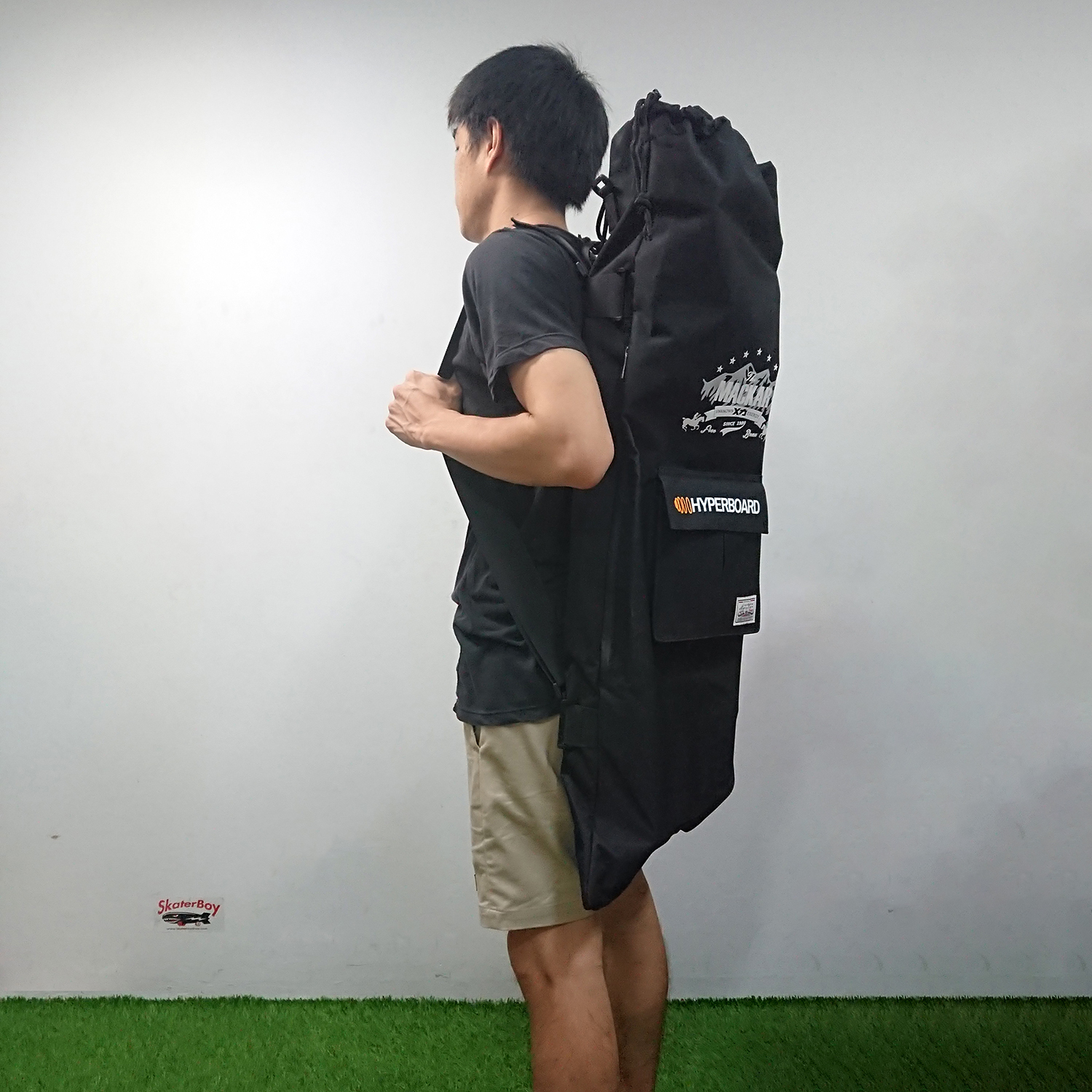 [0319] กระเป๋าสะพายหลัง สเก็ตบอร์ด สำหรับ Surf Skate / Longboard ขนาด 105x40 cm