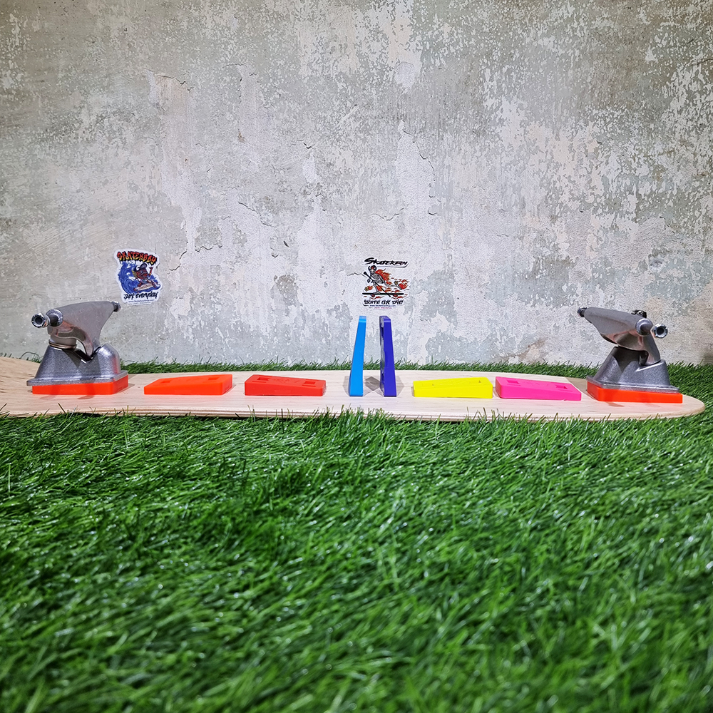 [0311] ยางรองทรัค แบบเฉียง 8-14mm เลือกได้ 7 สี เหลือง เทา ชมพู เขียว ส้ม ฟ้า ม่วง