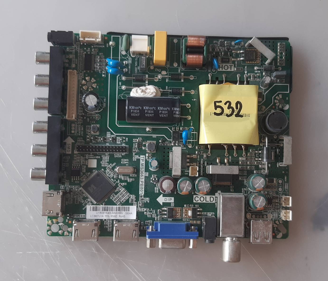อันที่ 532 HYUNDAI PT4206D ซีสเตร็ม TP.MS3663.PB801 ดีเทสแล้ว
