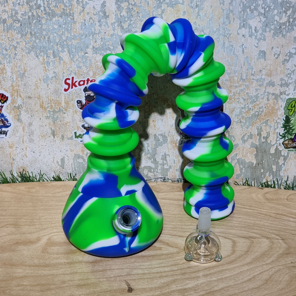 [1004] แจกัญ Silicone ยืดได้ ถอดล้างง่าย ไม่มีแตก พกพาสะดวก ข้อต่อ14mm