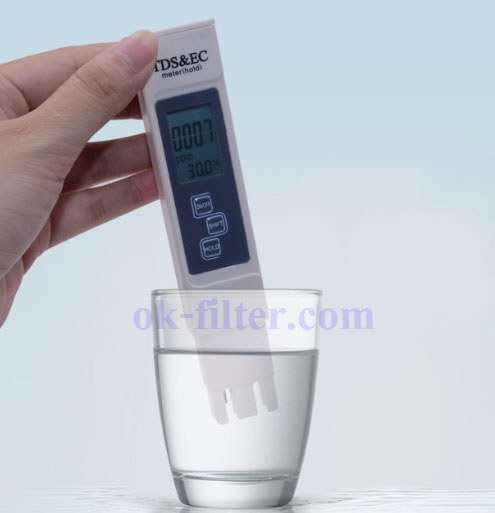 ปากกา TDS & EC Meter วัดสารละลายรวมในน้ำ, การนำไฟฟ้า และอุณหภูมิ