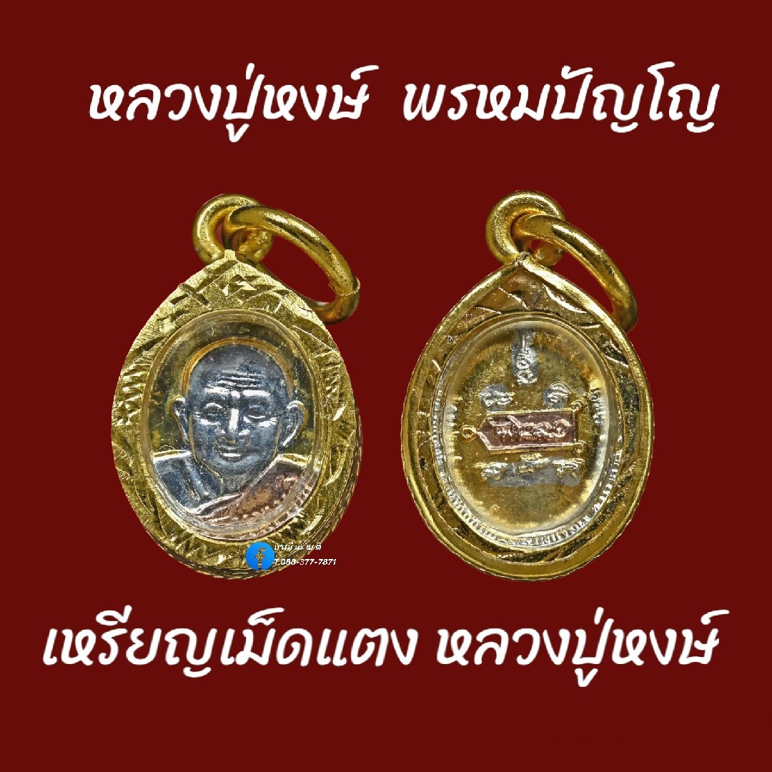 เหรียญเม็ดแตงหลวงปู่หงษ์