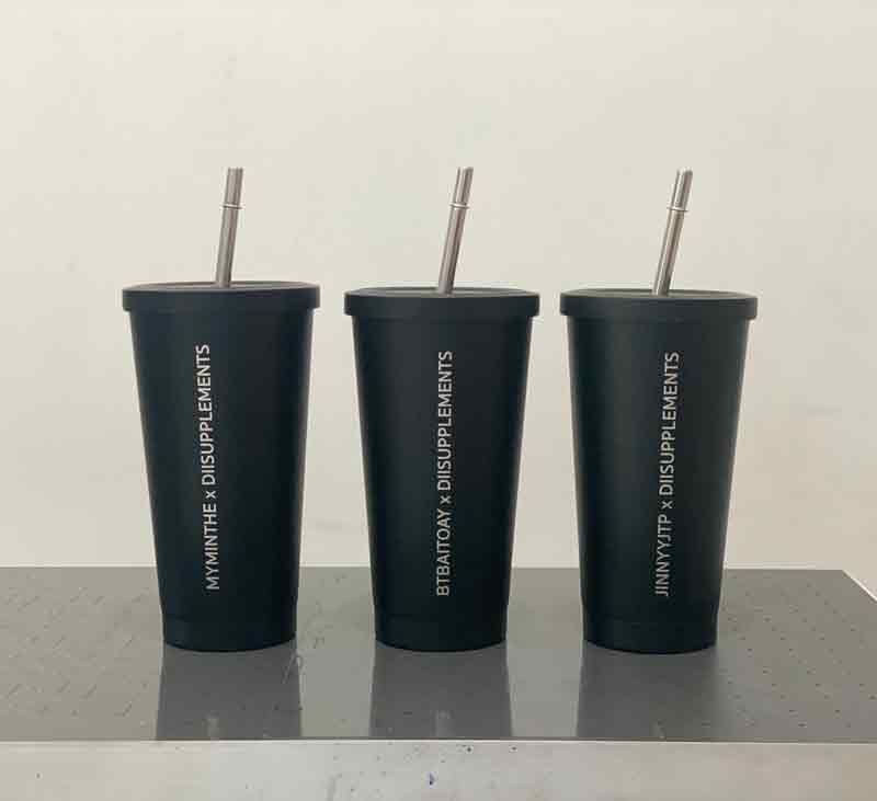 สลักชื่อ สลักข้อความ สลักรูป เลเซอร์ชื่อ เลเซอร์ข้อความ เลเซอร์รูป บนกระบอกน้ำ