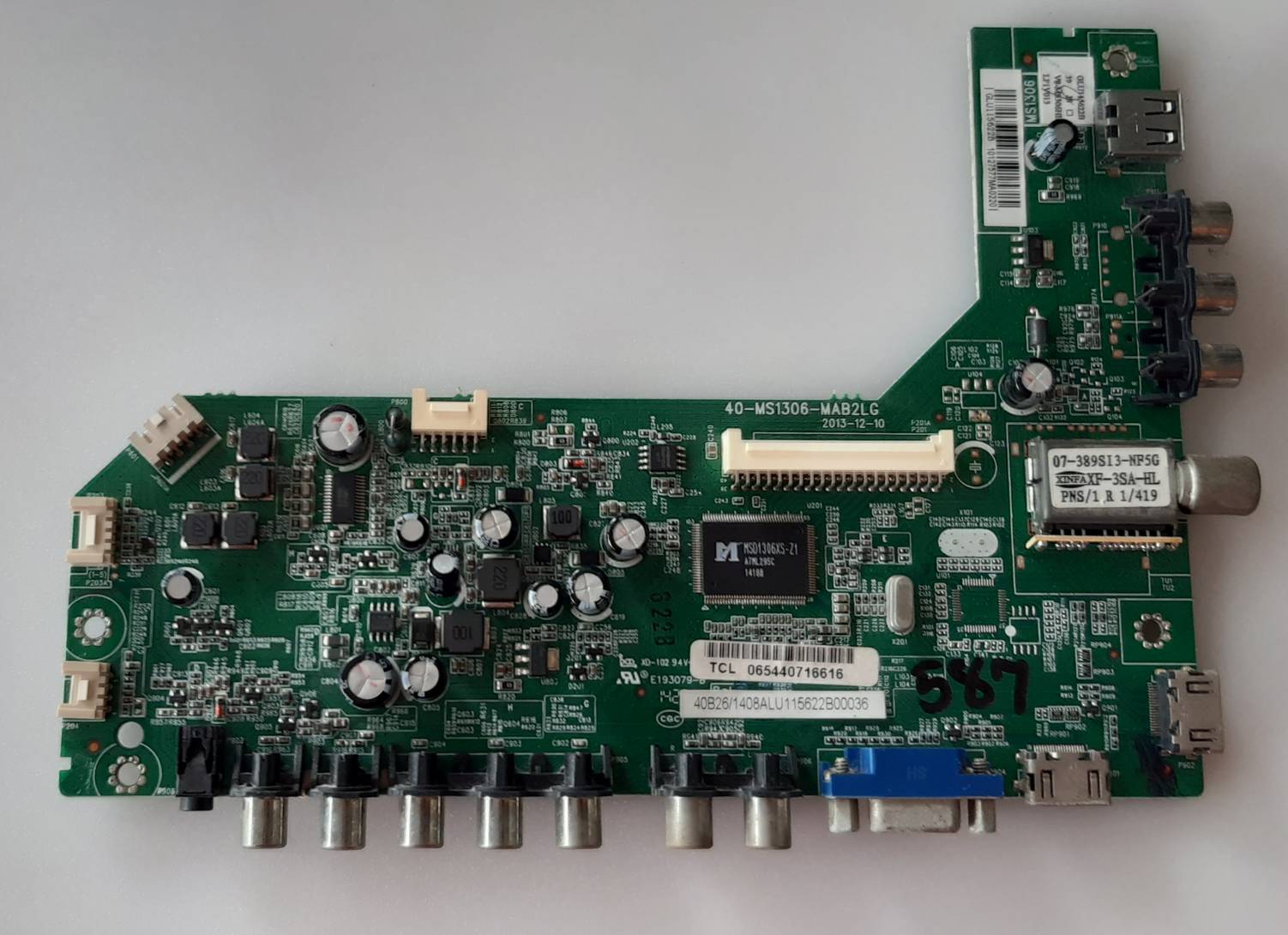 อันที่ 587 TCL 40B2600 ซีสเตร็ม MS1306 40-MS1306-MAB2LG ดีเทสแล้ว