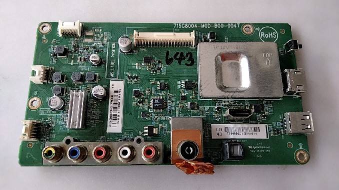 อันที่ 643 LG 43LH500T ซีสเตร็ม 715G8004-M01-B00-004T ดีเทสแล้ว