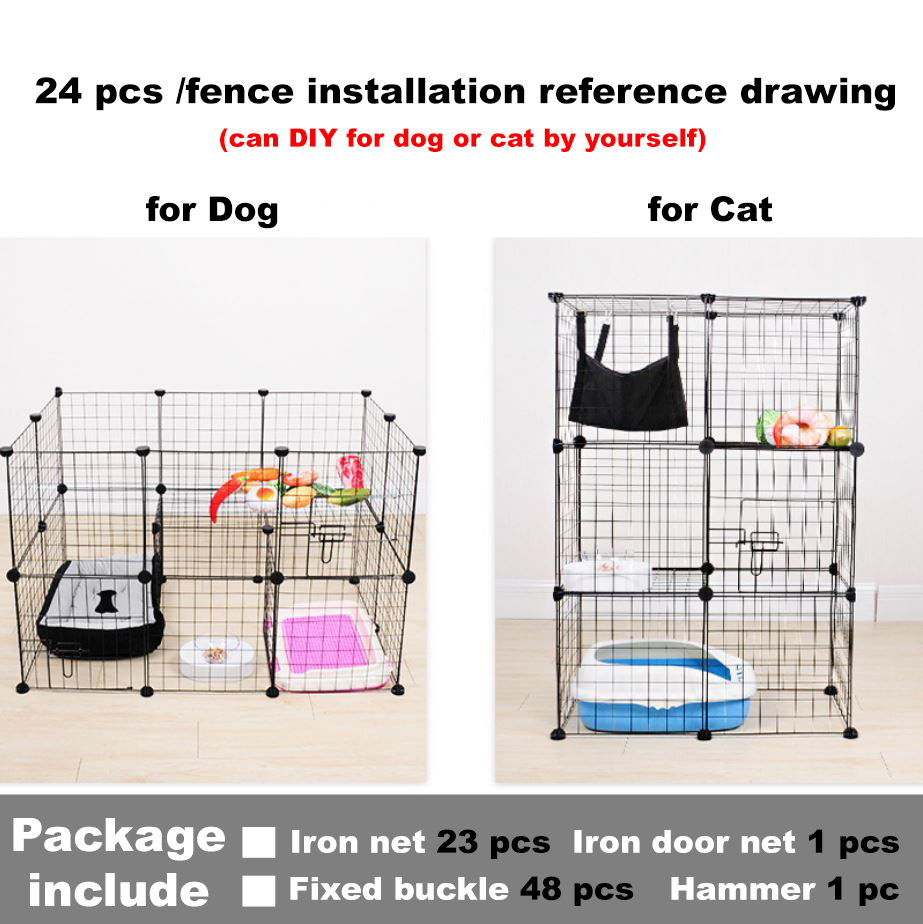 [1100] กรง ตะแกรง DIY กั้นสัตว์เลี้ยง สุนัข แมว ทำชั้น ได้หลายแบบ