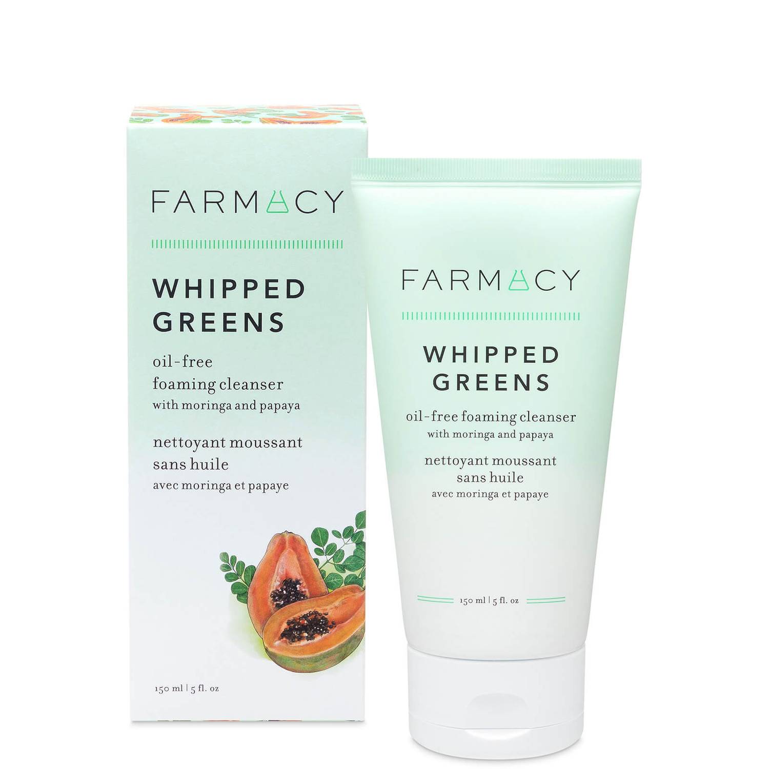 Farmacy Whipped Greens Oil-free foaming cleanser with moringa and papaya 150ml 0 กก.