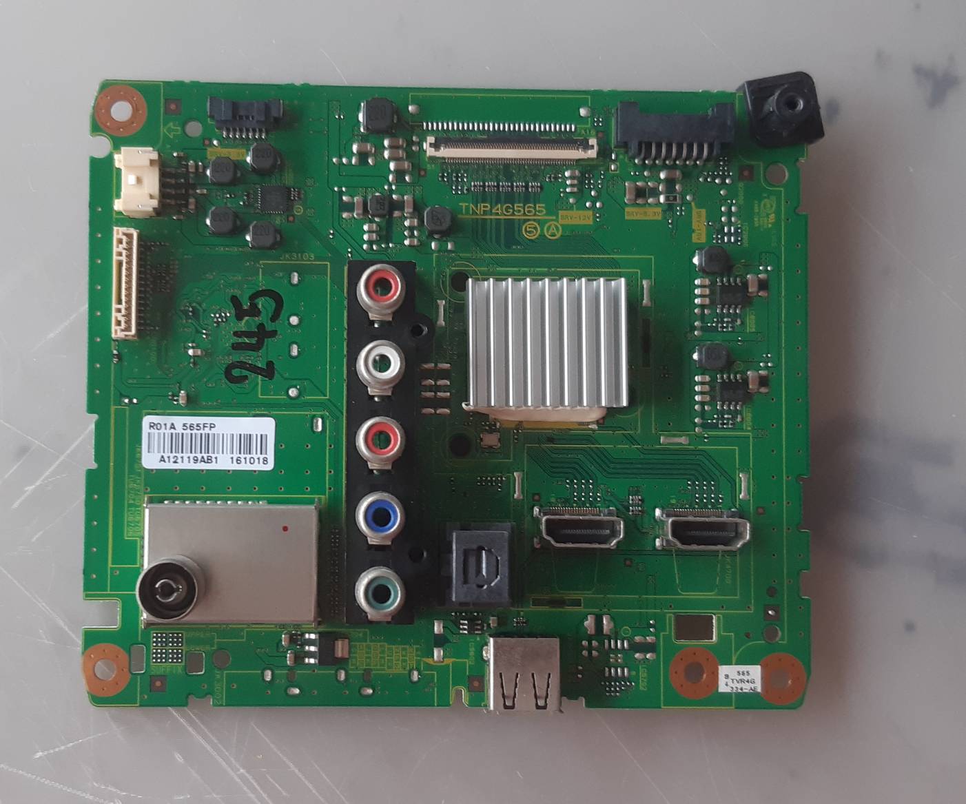 อันที่ 245 Panasonic TH-43D410T ซีสเตร็ม TNP4G565 51PIN ดีเทสแล้ว