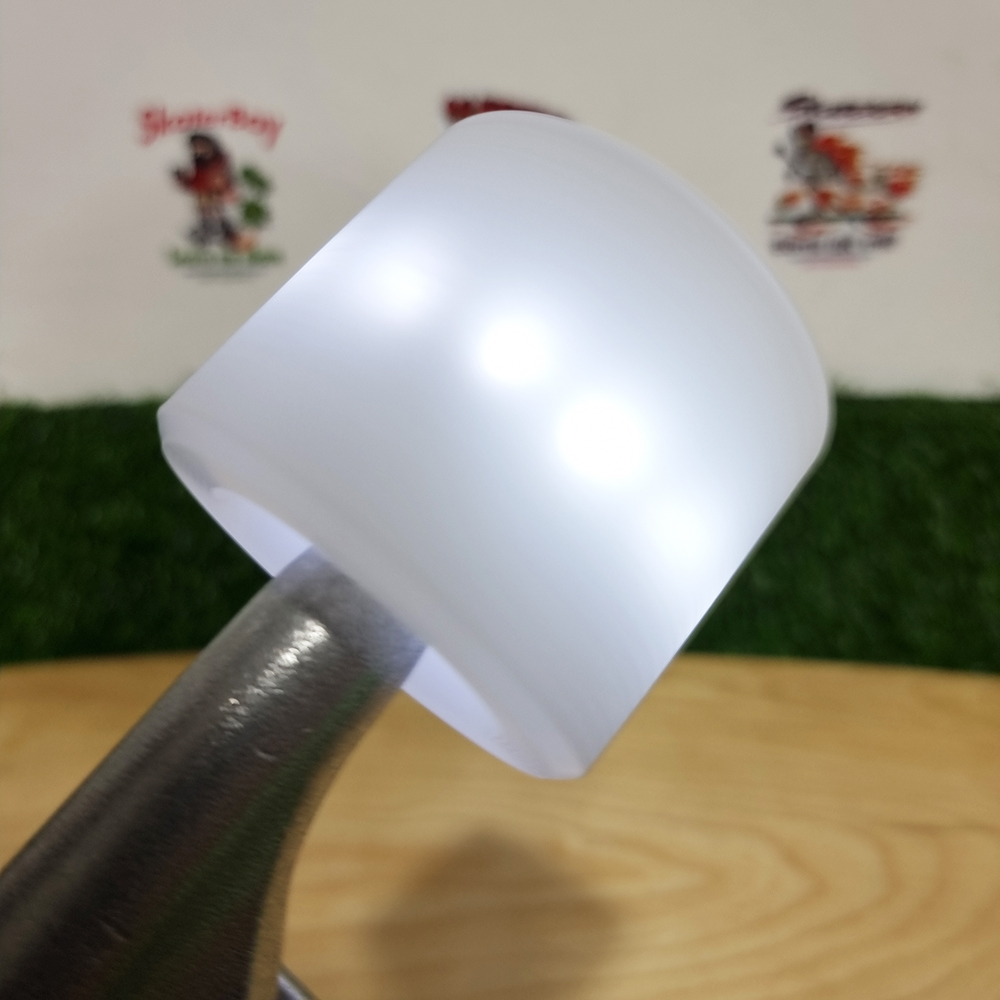 [0316][ลด50%] ล้อสเก็ตบอร์ด ล้อขาวขุ่น ไฟสีขาว 65x50mm 80A skateboard wheels