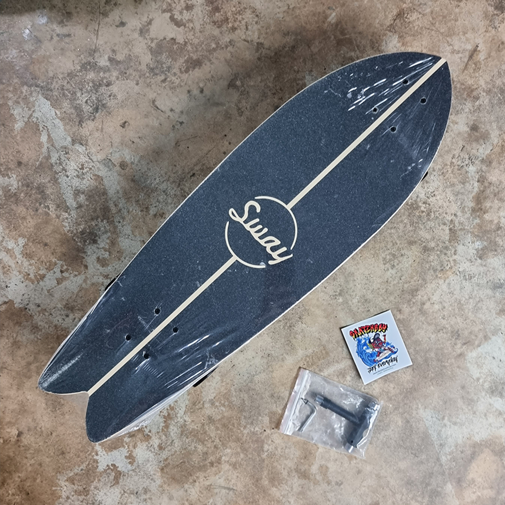 0201 Surf skate บอร์ด32นิ้ว แนะนำสูงไม่เกิน150cm เลี้ยว40,50องศา พร้อมเล่น