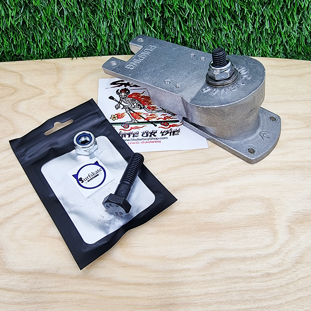 [0313] น็อต KingPin SM S7 ตัวผู้ยาวขึ้นกันน็อตคลาย พร้อมตัวเมีย รุ่นพิเศษ บ่าสูงลูกปืนใหญ่