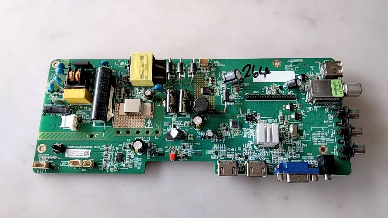 อันที่ 264 PHILIPS 32PHA3002 ซีสเตร็ม TSUMV56-MSD3553-T5C1 ดีเทสแล้ว