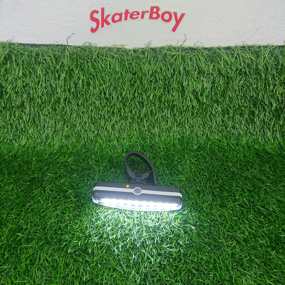 [0320] ไฟ LED รัดทรัคสเก็ตบอร์ด ปรับระดับได้ ชาร์จUSB แดง/ขาว สลับ