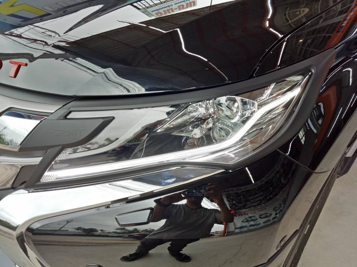 PAJERO ครอบไฟหน้าดำด้านแบบใหม่ พร้อมติดตั้ง