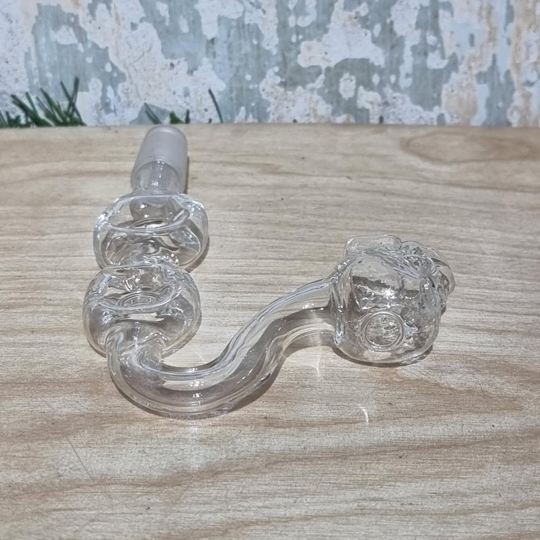 [1005] บัวผัน Wax Dab hash ขนาด 14mm ลงสี ลายกระโหลก เลข8ระบายความร้อน