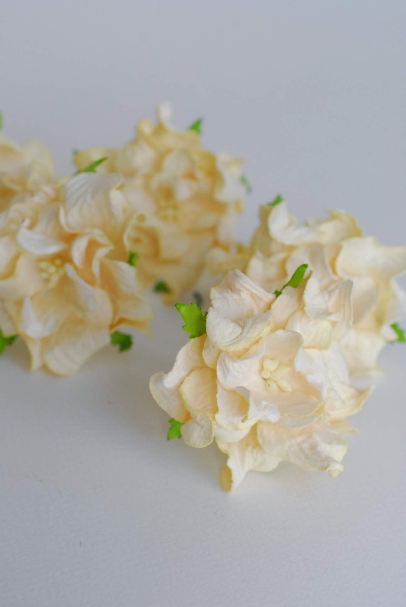 ดอกไม้กระดาษสา ราคาส่ง, ดอกการเดนเนียกระดาษสา ดอกไม้ประดิษฐ์ ตกแต่งงานแต่งงาน ประดิษฐ์ข้อมือเพื่อนเจ้าสาว ขนา่ด 5.5 cm., สำหรับของชำร่วย, งานแต่งงาน, ดอกไม้ทำข้อมือเจ้าสาว สีครีม จำนวน 25 ดอก Paper flower,25 Pieces mulberry gardenia flowers suppiles