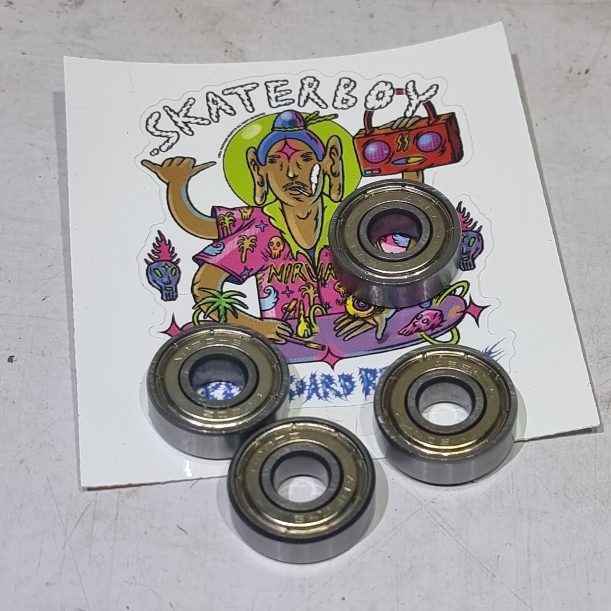 [0318] ลูกปืนล้อสเก็ต แบบถูก ABAC7 9 11 โรลเลอร์ อินลาย สเก็ตบอร์ดอ Bearing