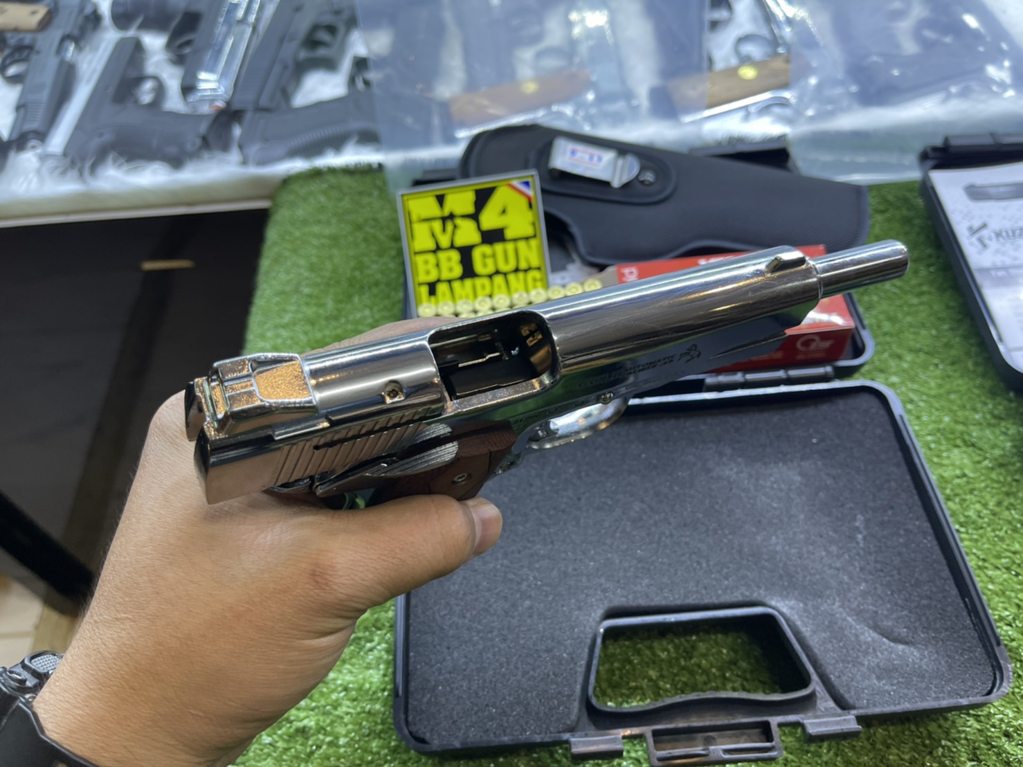 KUZEY M1911 ลาย Series 70 ลำกล้อง 5"เงินเงา