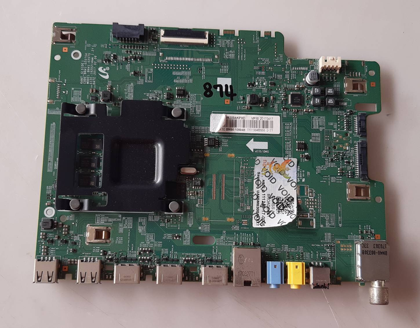อันที่ 874 Samsung UA55M6300AK ซีสเตร็ม BN41-02575 BN94-10504B ดีเทสแล้ว