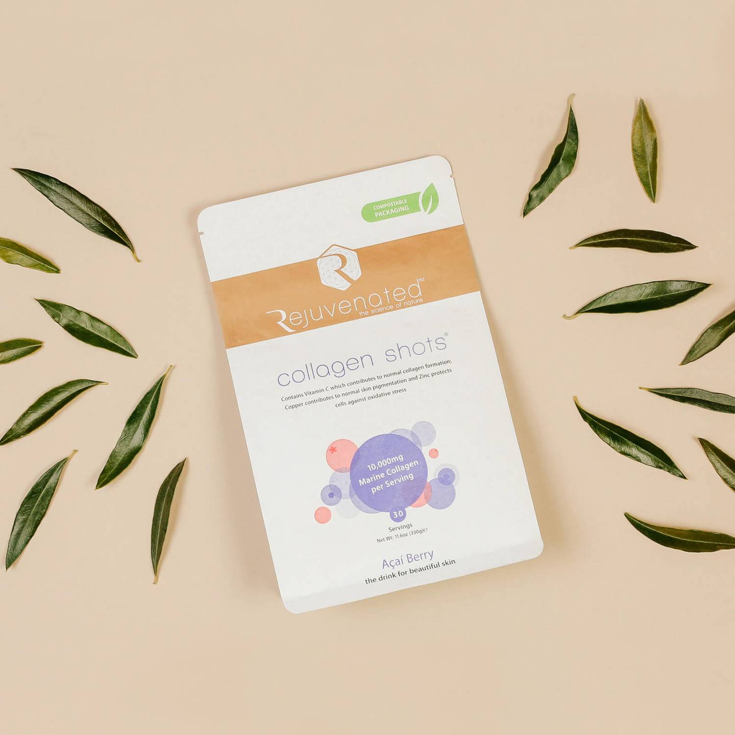 REJUVENATED COLLAGEN SHOTS 30 DAY SUPPLY 0 กก.