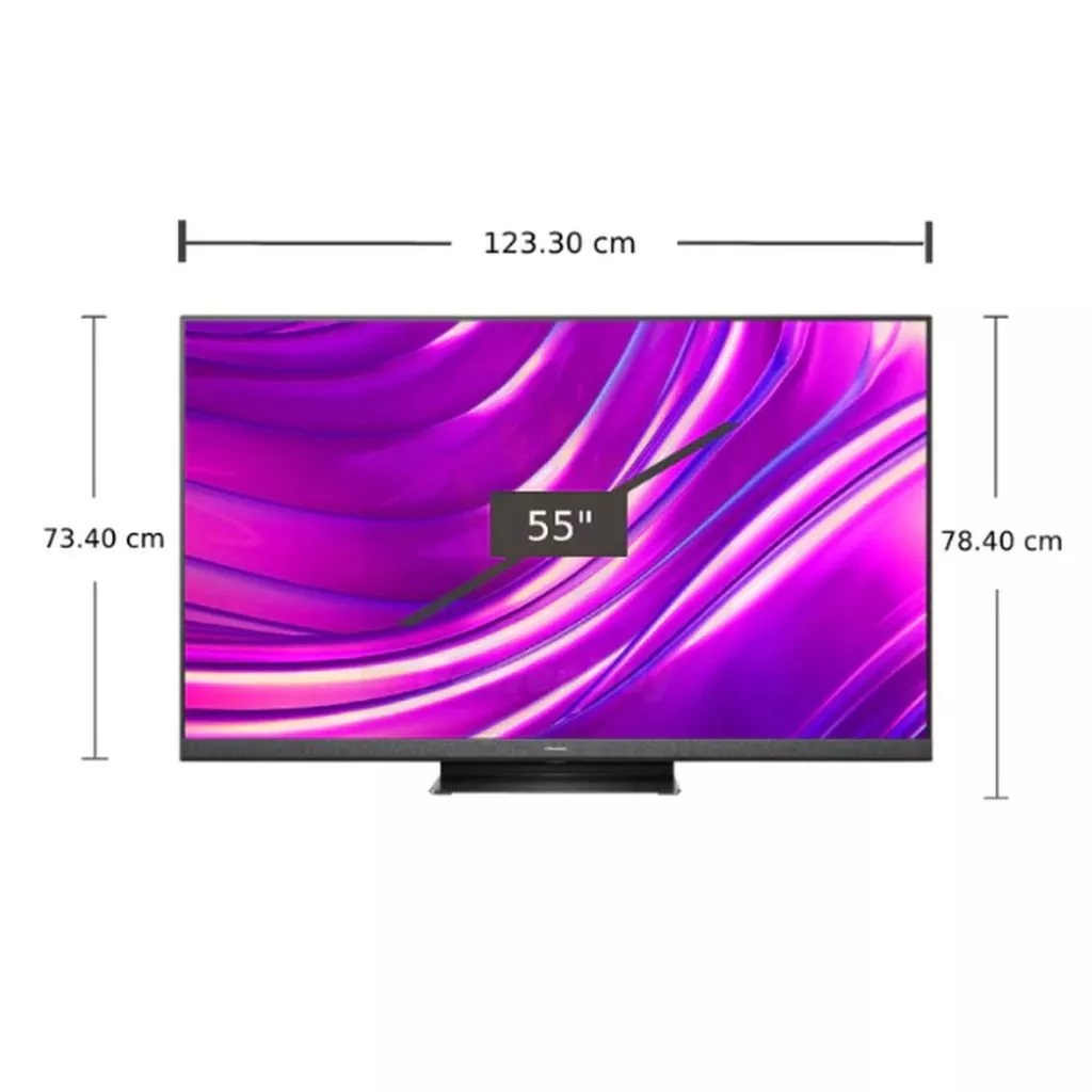 แอลอีดีทีวี 55 นิ้ว HISENSE 55U8H VIDAA UHD Mini LED 4K, Smart TV (ชลบุรี ส่งฟรี)