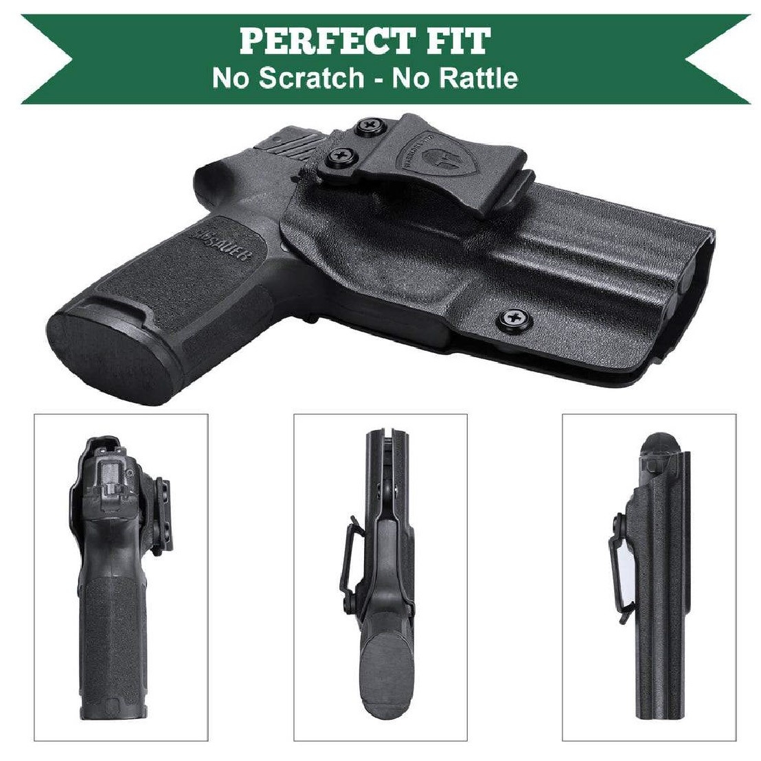ซองปืนพกใน Kydex Sig Sauer P320 ( Warriorland ) (Serie B) (K0500)