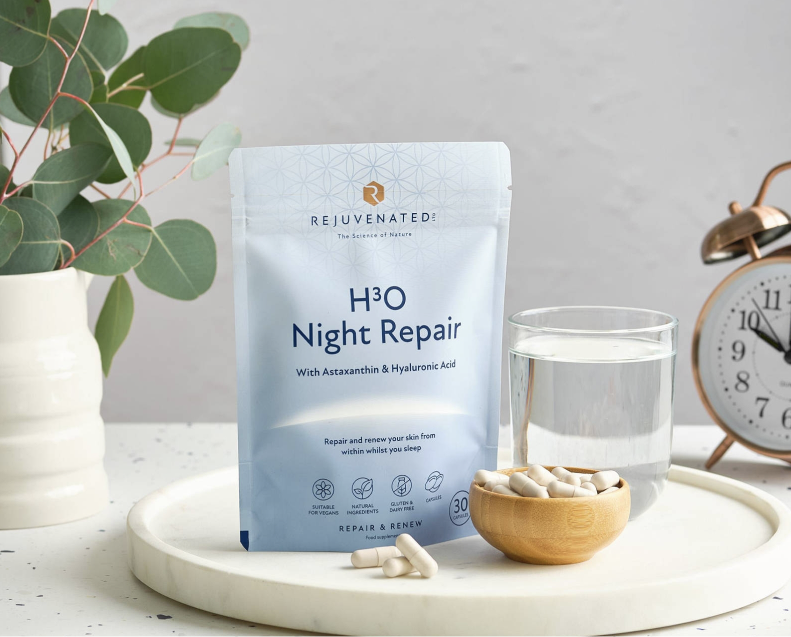 REJUVENATED H3O NIGHT REPAIR - 30 CAPSULES 0 กก.