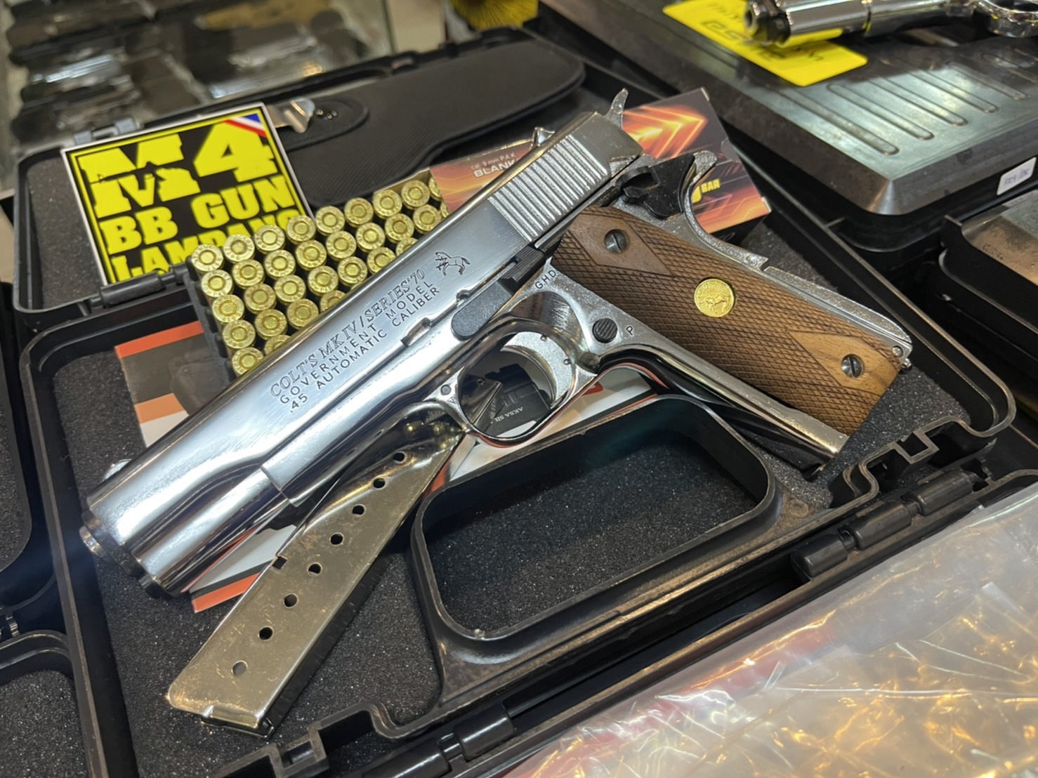 AKSA COLT 1911 ลาย Series 70 สีเงินเงา
