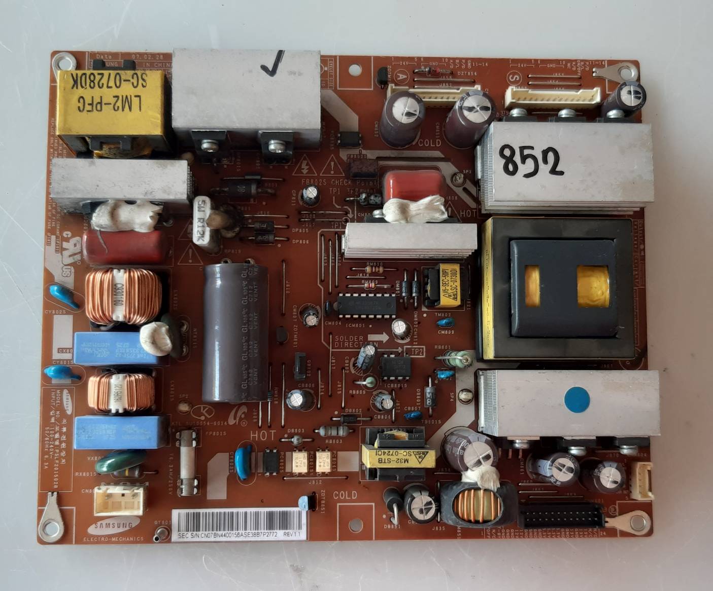 อันที่ 852 Samsung LA26R71B S ซัฟฟลาย BN44-00156A ดีเทสแล้ว