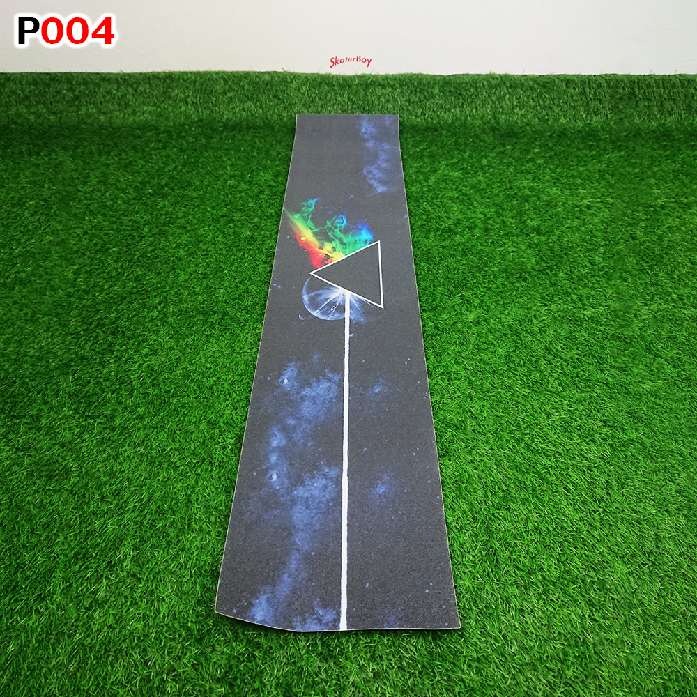 0303 สติ๊กเกอร์ กระดาษทราย 120x26 cm สำหรับ สเก็ตบอร์ด เซิร์ฟสเก็ต ลองบอร์ด Graphic Grip Tape skateboard longboard surf skate