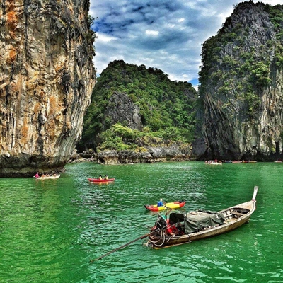 ทัวร์อ่าวพังงา เขาตะปู เกาะเจมส์บอนด์ เกาะห้อง เกาะพนัก เกาะนาแก โดยเรือใหญ่ James Bond Island by Big Boat Hong Island Panak Island Nakae Island