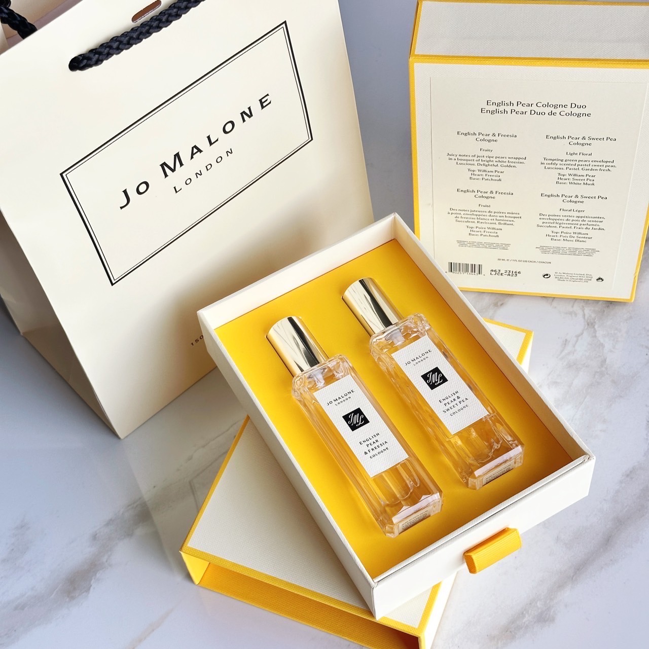 Jo Malone London Set English Pear and Freesia + Sweet Pea Duo Set ( 30 ml x 2 )