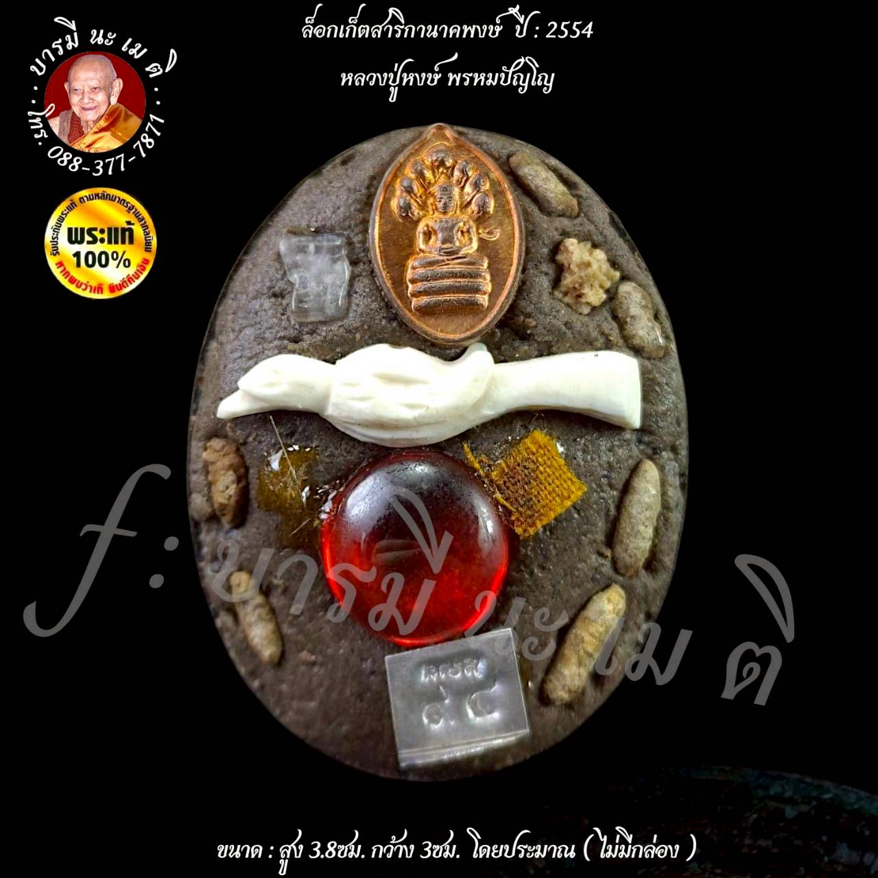 ล็อกเก็ตสาริกานาคพงษ์(สาริกาหงษ์คู่) หลวงปู่หงษ์