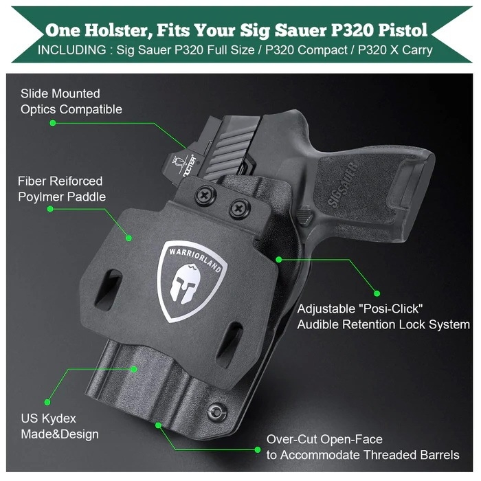 ซองพกนอก KYDEX Warriorland P320 (K0800)