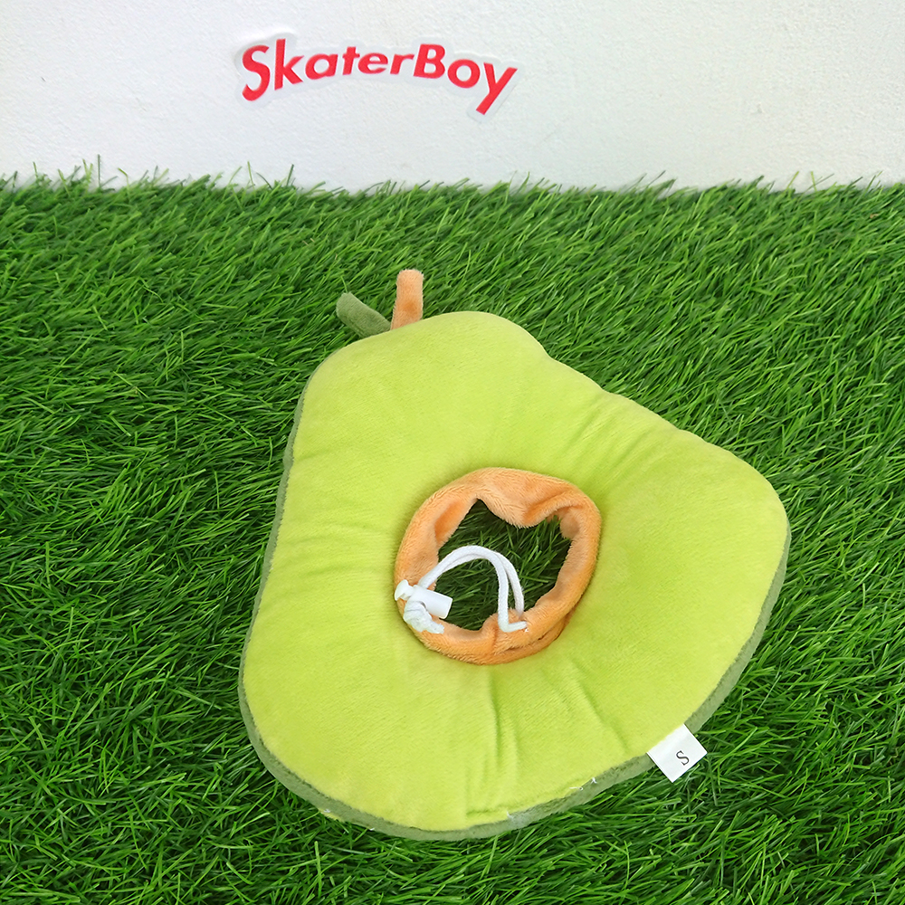 [1100] ปลอกคอ collar แมว กันเลียแผล นิ่ม ใส่สบาย ลายผลไม้ ขนมปัง