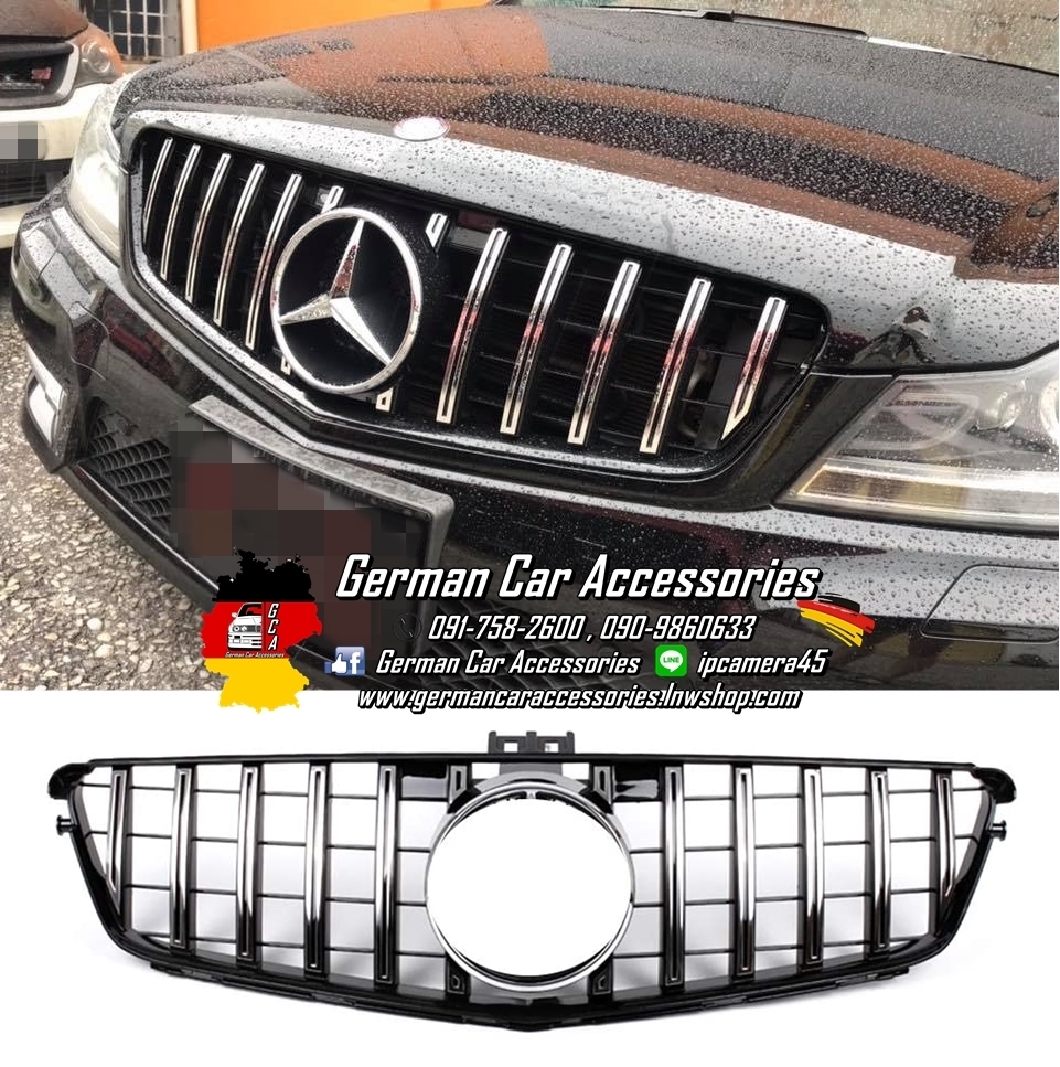 กระจังหน้าGT โครเมี่ยม Benz W204
