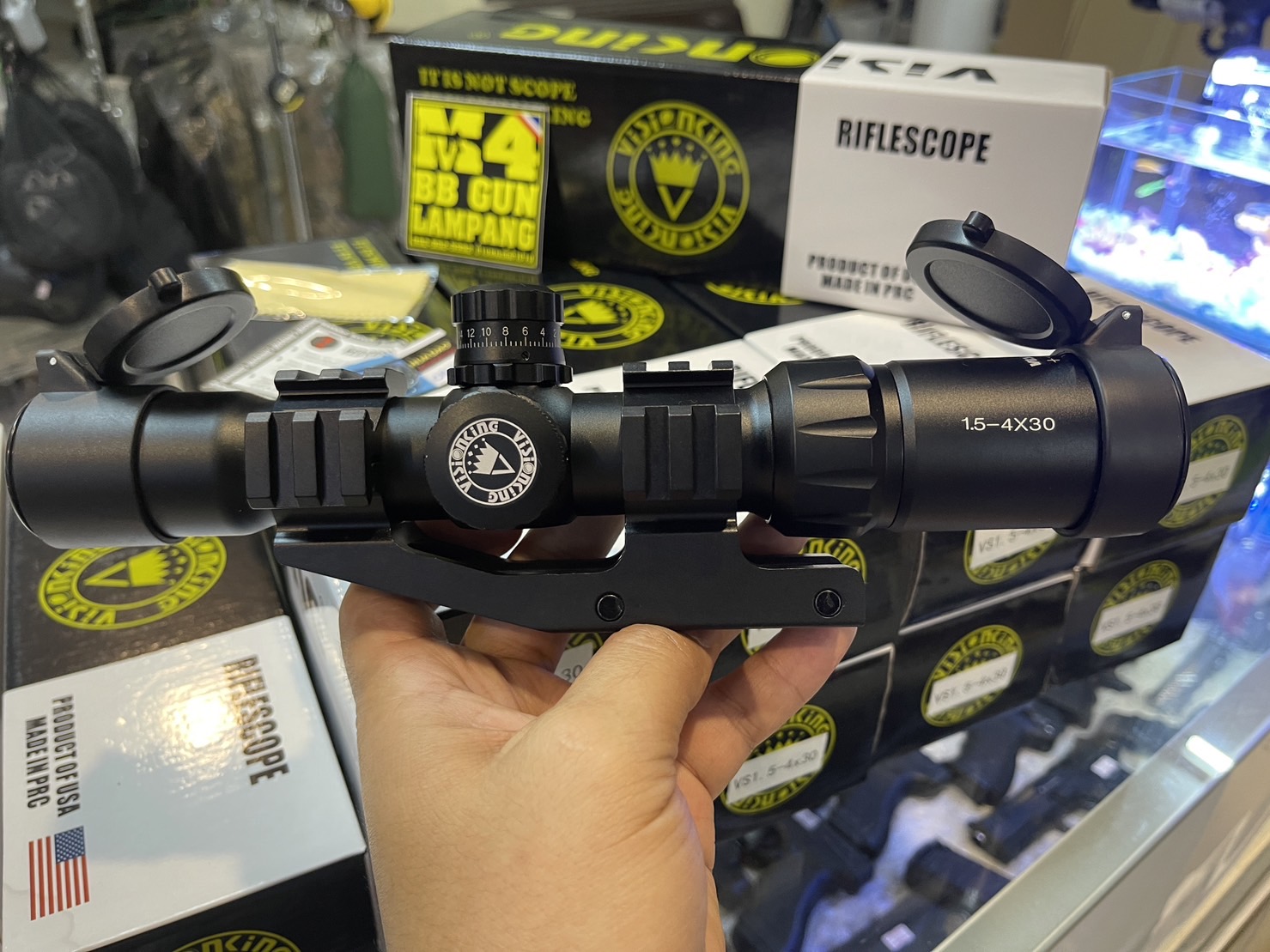 Scope : VisionKing 1.5-4x30 CQB เป้า Mil-Dot